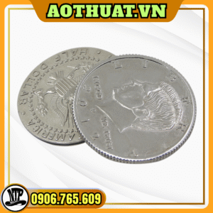 Ảo thuật xu xuyên mọi thứ FLIPPER COIN (kèm xu half dola thường)