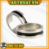 Ảo thuật nhẫn nam châm pk ring viền đen