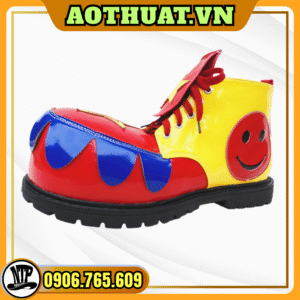 Giày chú hề mũi tròn 3 màu mặt cười