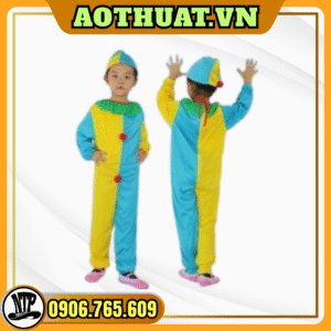 Đồ chú hề con nít vàng xanh nhạt
