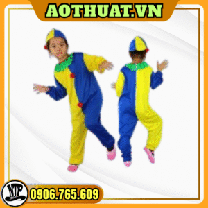 Đồ chú hề con nít vàng xanh dương