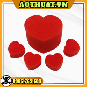 Ảo thuật combo bông banh tim (trọn bộ)