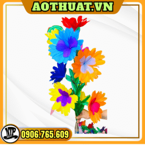 Ảo Thuật Gậy Ra Hoa 11 Hoa Đẹp – Đạo Cụ Biểu Diễn Sân Khấu Cao Cấp, Hoa Lụa Rực Rỡ