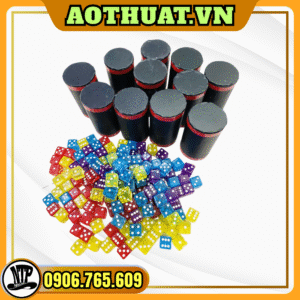 Ảo thuật ly lắc đứng xí ngầu (4 xí ngầu vuông lớn)