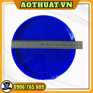 Đĩa bong bóng màu xanh 21cm, đĩa đựng dung dịch bong bóng xà phòng