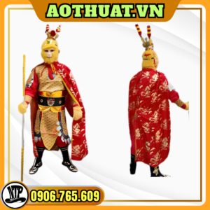 Bộ đồ tề thiên đại náo đỏ mẫu mới đầy đủ phụ kiện